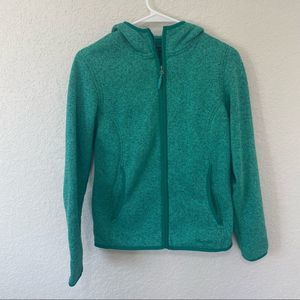 Marmot | Hooded Fleece Lined Full Zip Jacket - Green ; Womens Small